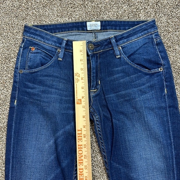Hudson jeans mid low rise cuffed ankle straight leg size 26 - Picture 5 of 12